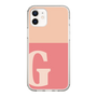 Slim Protection Case［ Original - initial two tone - G pink ］