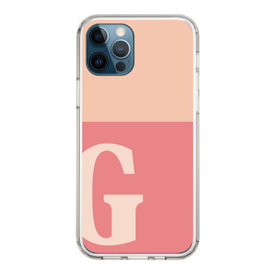 Slim Protection Case［ Original - initial two tone - G pink ］