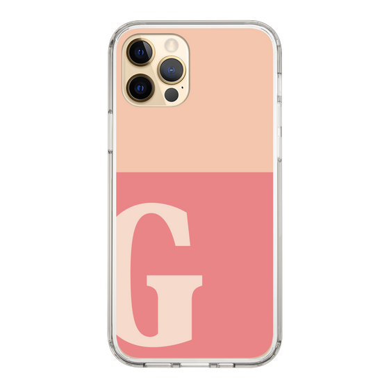 Slim Protection Case［ Original - initial two tone - G pink ］
