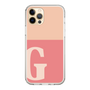 Slim Protection Case［ Original - initial two tone - G pink ］