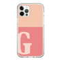 Slim Protection Case［ Original - initial two tone - G pink ］