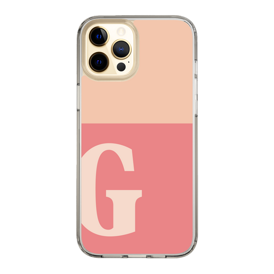 Slim Protection Case［ Original - initial two tone - G pink ］