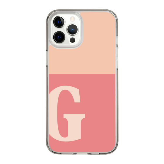 Slim Protection Case［ Original - initial two tone - G pink ］