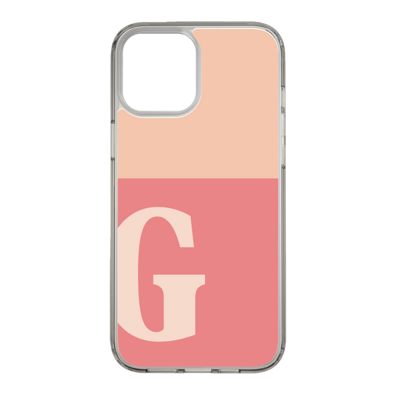 Slim Protection Case［ Original - initial two tone - G pink ］
