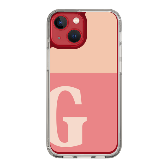 Slim Protection Case［ Original - initial two tone - G pink ］