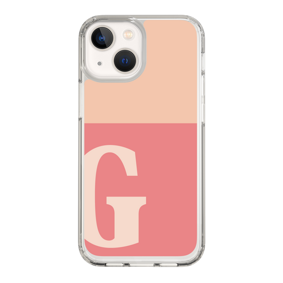 Slim Protection Case［ Original - initial two tone - G pink ］