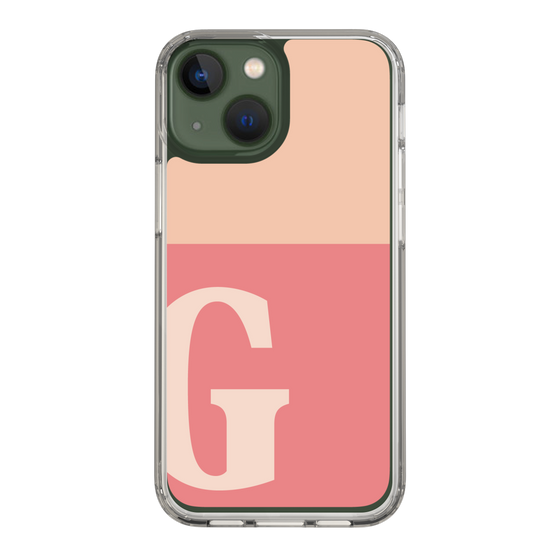 Slim Protection Case［ Original - initial two tone - G pink ］
