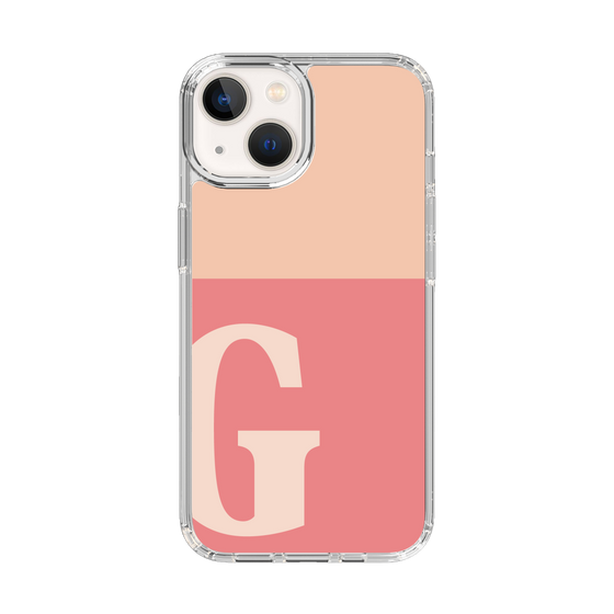 Slim Protection Case［ Original - initial two tone - G pink ］