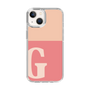 Slim Protection Case［ Original - initial two tone - G pink ］