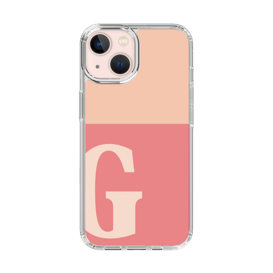 Slim Protection Case［ Original - initial two tone - G pink ］