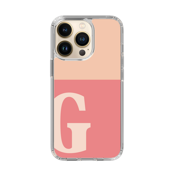 Slim Protection Case［ Original - initial two tone - G pink ］