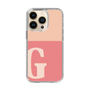 Slim Protection Case［ Original - initial two tone - G pink ］