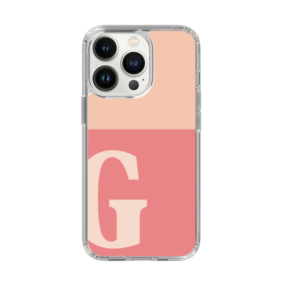Slim Protection Case［ Original - initial two tone - G pink ］