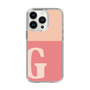 Slim Protection Case［ Original - initial two tone - G pink ］