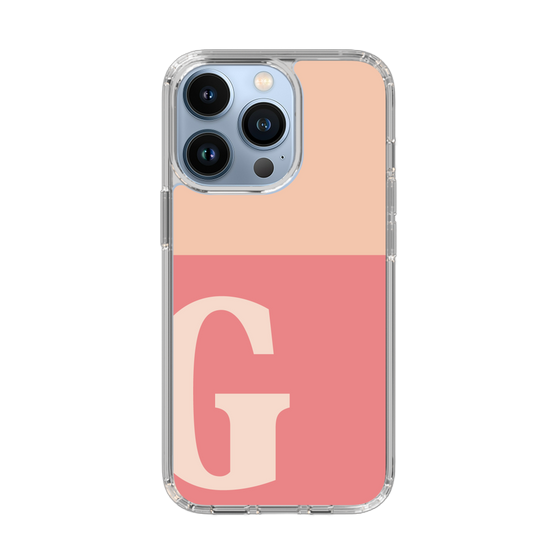 Slim Protection Case［ Original - initial two tone - G pink ］