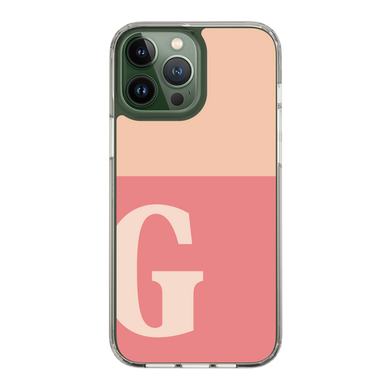 Slim Protection Case［ Original - initial two tone - G pink ］
