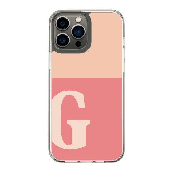 Slim Protection Case［ Original - initial two tone - G pink ］