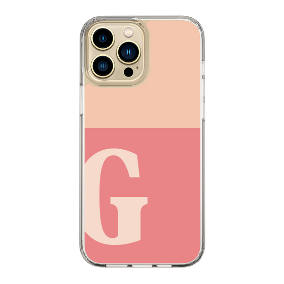 Slim Protection Case［ Original - initial two tone - G pink ］