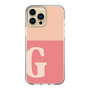 Slim Protection Case［ Original - initial two tone - G pink ］