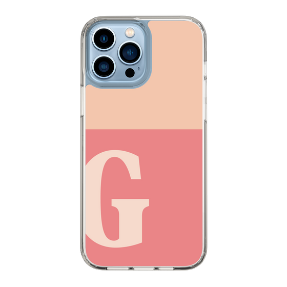 Slim Protection Case［ Original - initial two tone - G pink ］