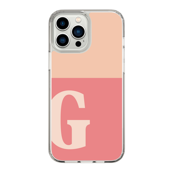 Slim Protection Case［ Original - initial two tone - G pink ］