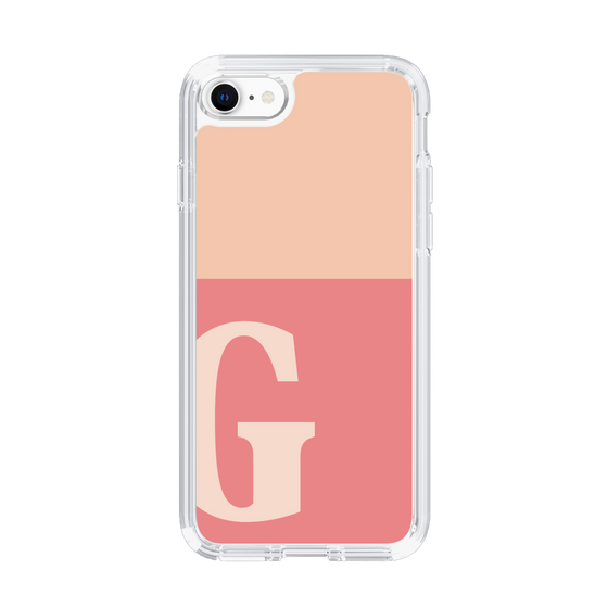 Slim Protection Case［ Original - initial two tone - G pink ］