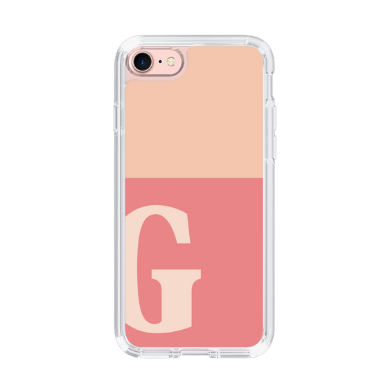 Slim Protection Case［ Original - initial two tone - G pink ］