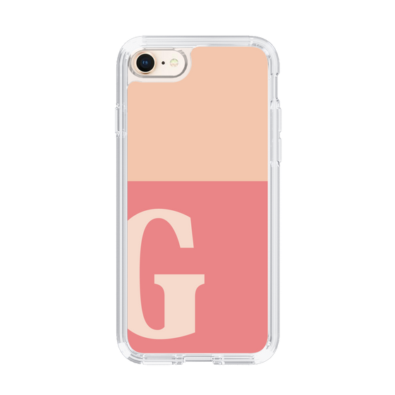 Slim Protection Case［ Original - initial two tone - G pink ］