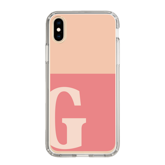 Slim Protection Case［ Original - initial two tone - G pink ］