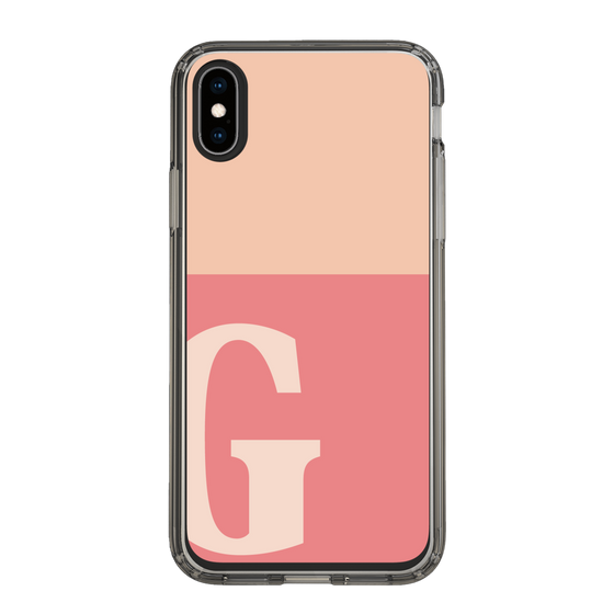 Slim Protection Case［ Original - initial two tone - G pink ］