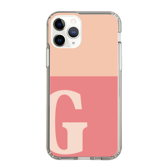 Slim Protection Case［ Original - initial two tone - G pink ］