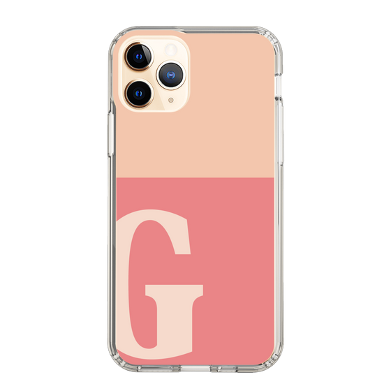 Slim Protection Case［ Original - initial two tone - G pink ］