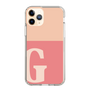 Slim Protection Case［ Original - initial two tone - G pink ］