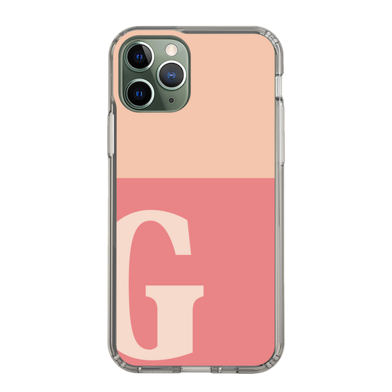 Slim Protection Case［ Original - initial two tone - G pink ］
