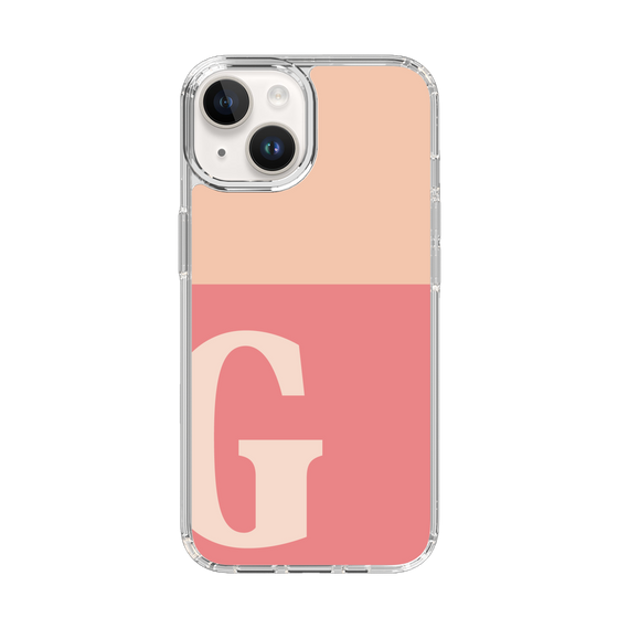 Slim Protection Case［ Original - initial two tone - G pink ］