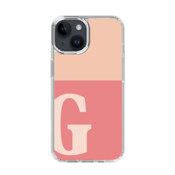 Slim Protection Case［ Original - initial two tone - G pink ］