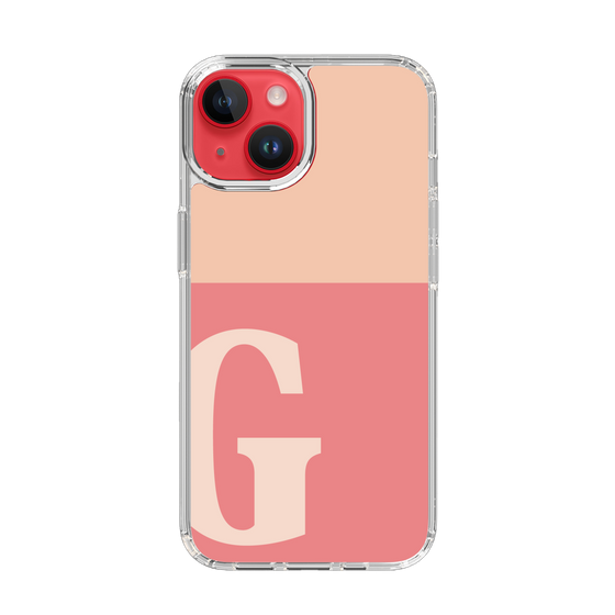 Slim Protection Case［ Original - initial two tone - G pink ］