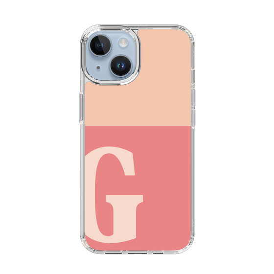 Slim Protection Case［ Original - initial two tone - G pink ］