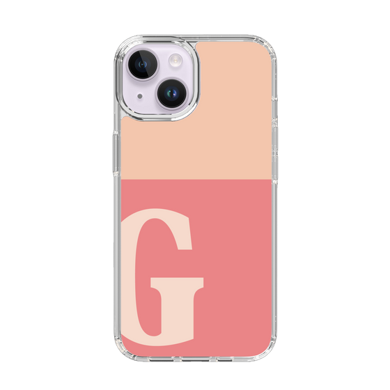 Slim Protection Case［ Original - initial two tone - G pink ］