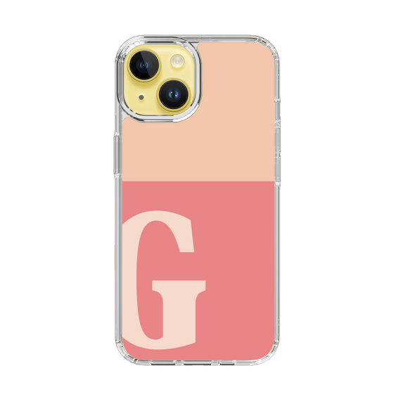 Slim Protection Case［ Original - initial two tone - G pink ］