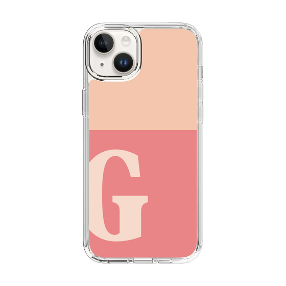 Slim Protection Case［ Original - initial two tone - G pink ］