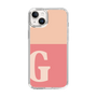Slim Protection Case［ Original - initial two tone - G pink ］