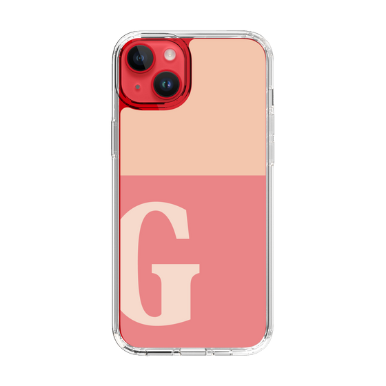 Slim Protection Case［ Original - initial two tone - G pink ］