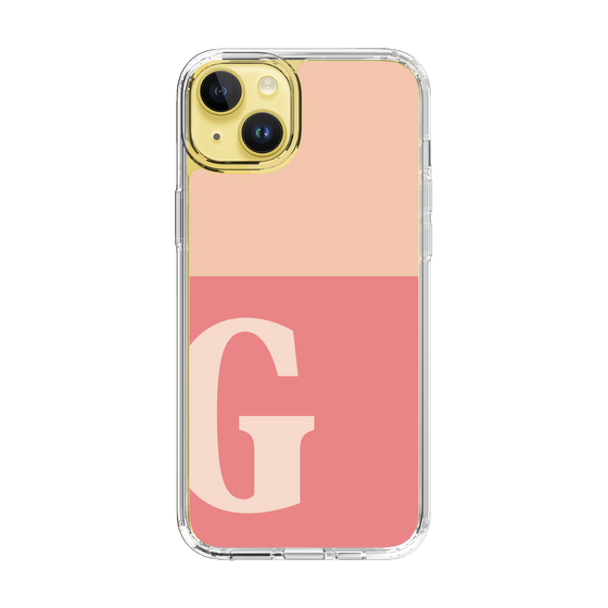 Slim Protection Case［ Original - initial two tone - G pink ］