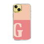Slim Protection Case［ Original - initial two tone - G pink ］