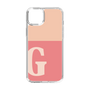 Slim Protection Case［ Original - initial two tone - G pink ］
