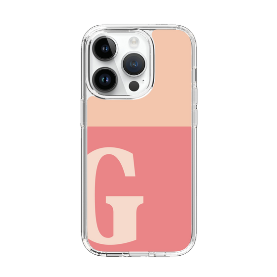 Slim Protection Case［ Original - initial two tone - G pink ］