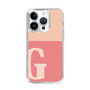 Slim Protection Case［ Original - initial two tone - G pink ］