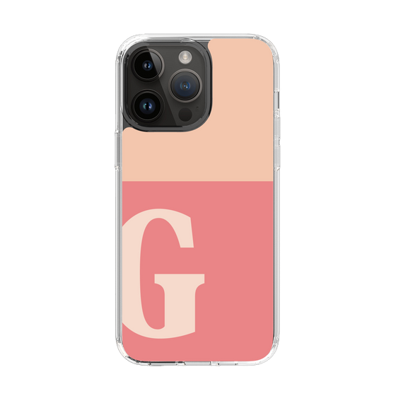 Slim Protection Case［ Original - initial two tone - G pink ］