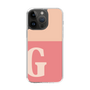 Slim Protection Case［ Original - initial two tone - G pink ］